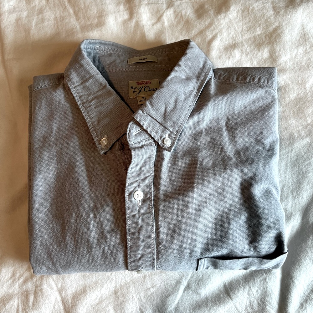 J Crew Slim Fit Button Down Shirt (XL)